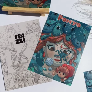 Print A5 « Ponyo »